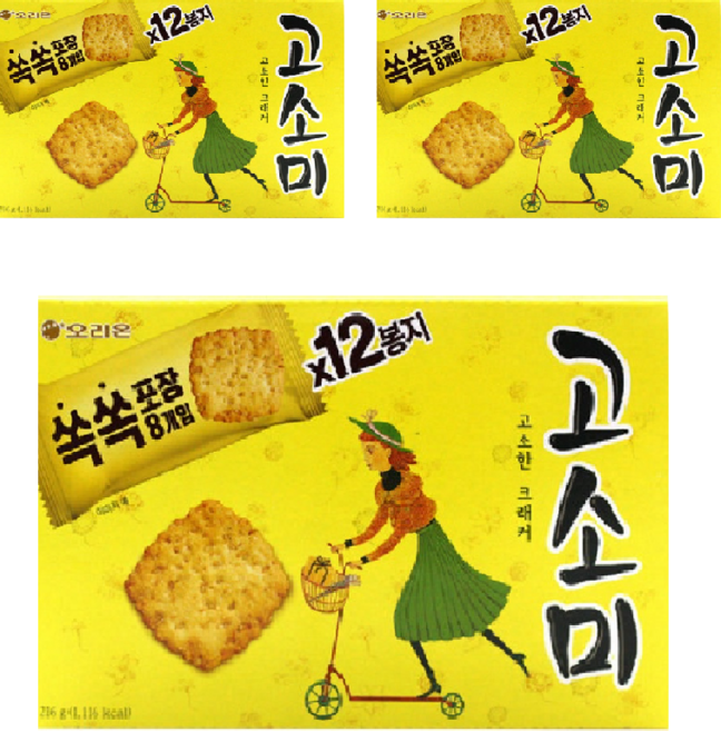 오리온 고소미, 216g, 3개