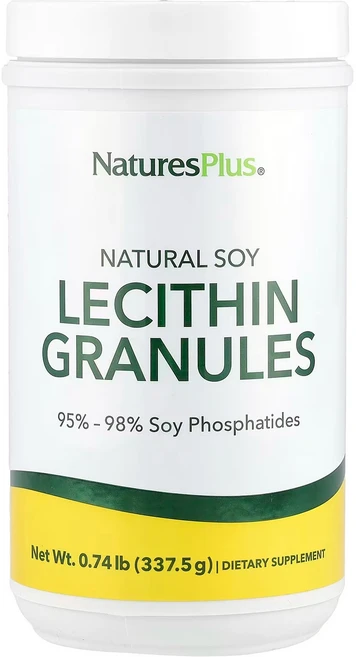 네이처스플러스 대두 레시틴 과립 337.50g(0.74lb), 1개, 340g(12oz) - 쿠팡
