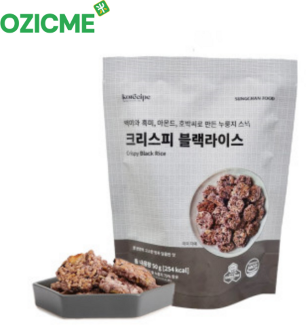 성찬식품 크리스피 블랙라이스, 60g, 10개
