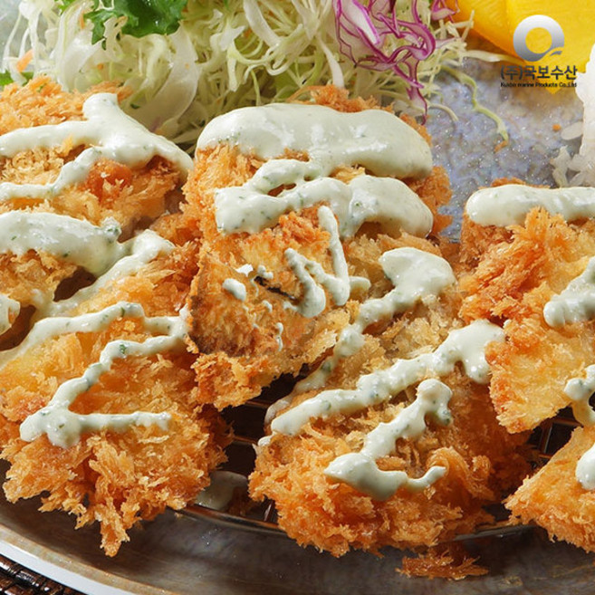 통살 그대로 흰살 생선까스 40장(총 1.2kg x2봉), 2개