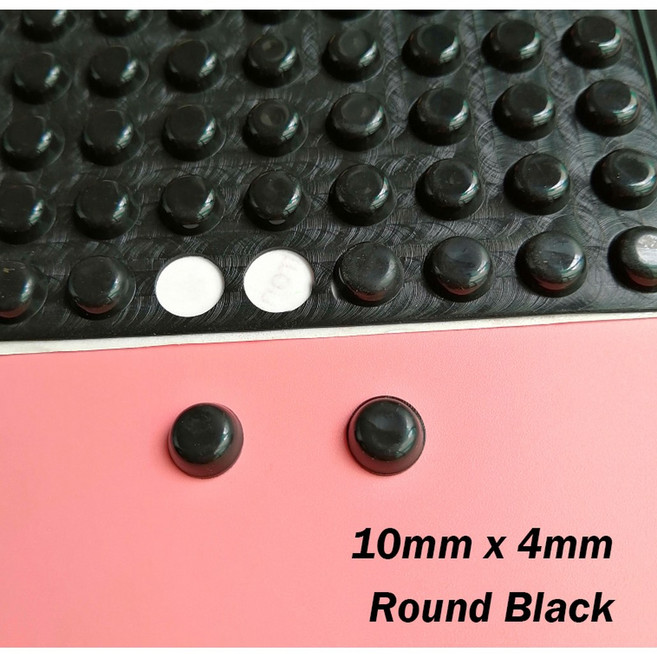 00 ~ 000PCS 0 자기 접착 도어 스톱퍼 고무 댐퍼 버퍼 캐비닛 범퍼 실리콘 가구 패드 쿠션 보호 패드, 03 200Pcs, 10mm x 4mm Black