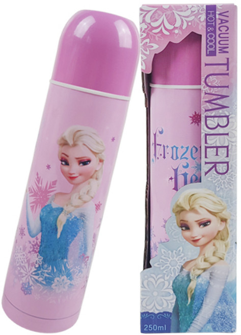 릴팡 겨울왕국 원터치 보온병 250ml, 1개