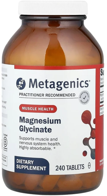 메타제닉스 마그네슘 글리시네이트 타블렛, 1개, 240정 - 쿠팡