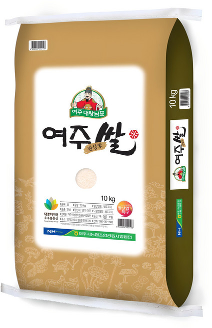 농협 2025년 햅쌀 대왕님표 여주쌀 진상미, 상등급, 10kg, 1개