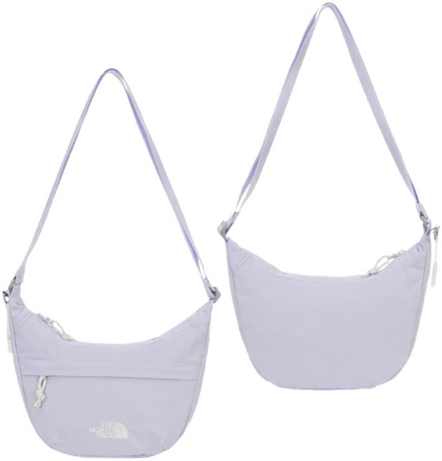 [매장판] 노스페이스 키즈 주니어 크로스 백 호보 라이트 미디움 가방 라벤더 NN2PR00S