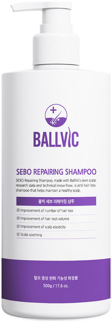 [볼빅공식판매처] 볼빅 세보 리페어링 샴푸, 1개, 500g