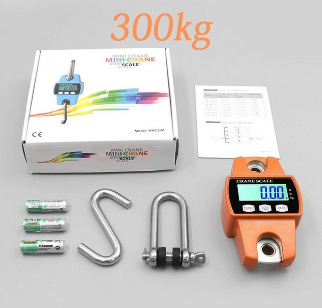 산업용 매달림저울 충전식 무선 호이스트 크레인, 기본 모델명/품번, 소형 배터리 300kg, 1kg