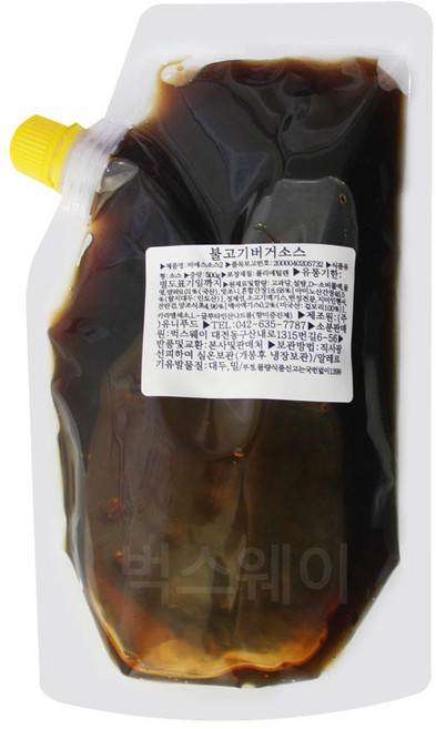 벅스웨이 불고기버거소스, 1개, 500g