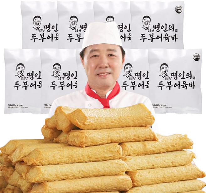 조봉창 명인 두부어육바 홈쇼핑 수제 어묵바 오뎅바 글루텐프리, 1개, 1.35kg