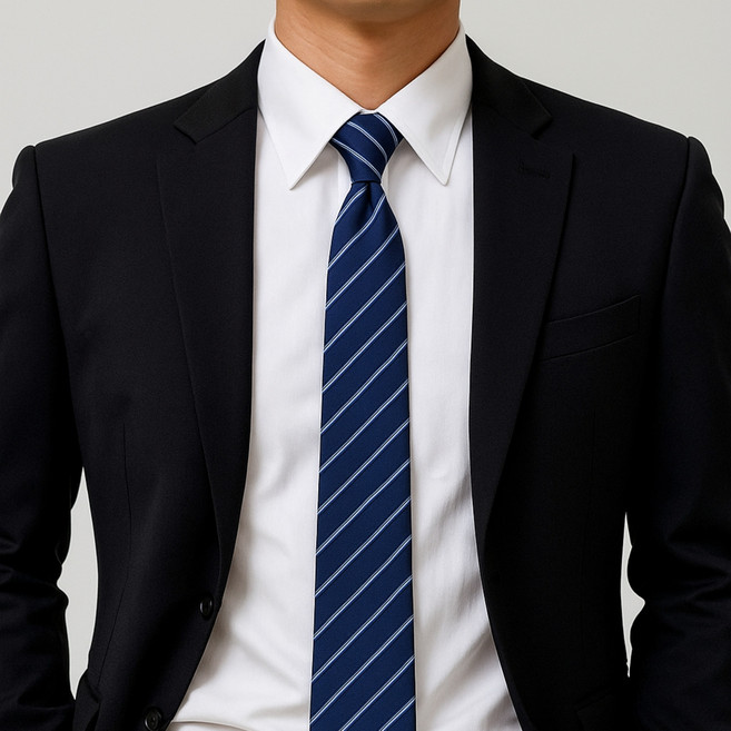 데일리 슬림 자동 간편 지퍼 넥타이