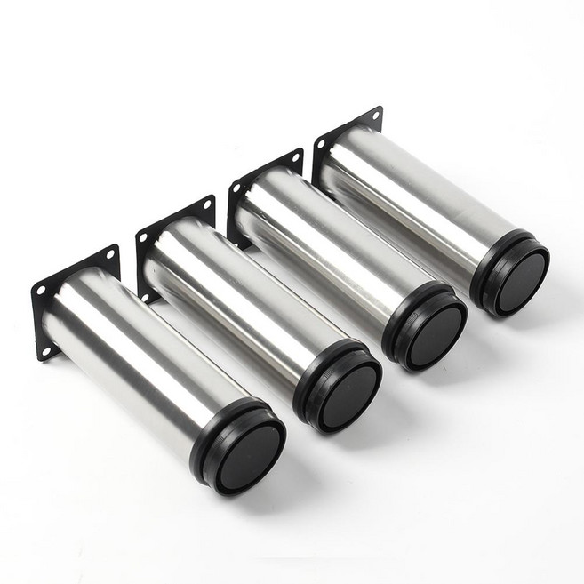 원통가구발 가구 보수 원통형 높이조절 가구발세트 침대 쇼파다리 파이프가구발 높이조절발통 조정발, 1개