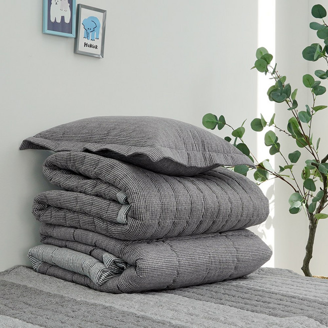 피치스킨 사계절이불세트 기숙사 간절기 병원 펜션용