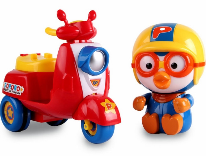 바니랜드 뽀로로 스쿠터 장난감 프릭션 오토바이 완구 생일선물