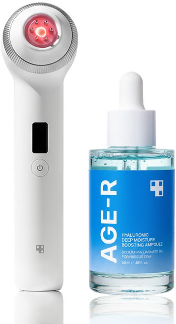 에이피알 메디큐브 에이지알 울트라튠 40.68 + 히알루론산 부스팅 앰플, 화이트, 울트라튠+앰플