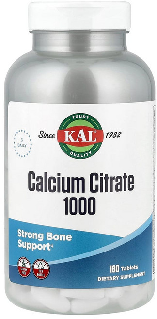 KAL 구연산칼슘 1000 333 mg 180정, 1개