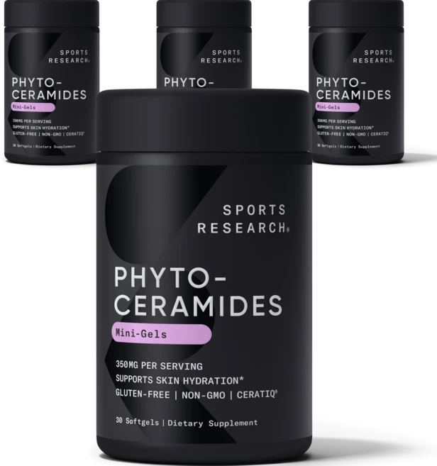 스포츠리서치 피토세라마이드 스킨 하이드레이션 350mg 소프트젤, 30정, 4개 - 쿠팡