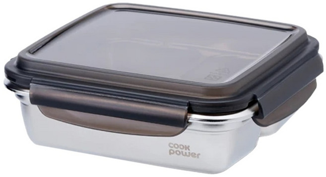 cook power 鍋寶 可微波不鏽鋼三格保鮮盒 BVS-B07D 1.2L, 單件, 1個