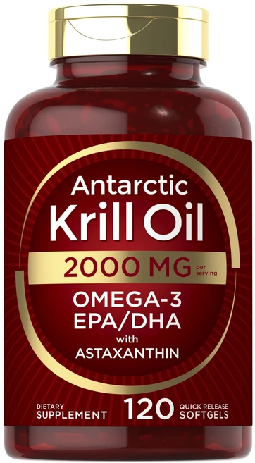 Carlyle 남극 크릴오일 2000mg 120정 1개, 120회분 - 쿠팡