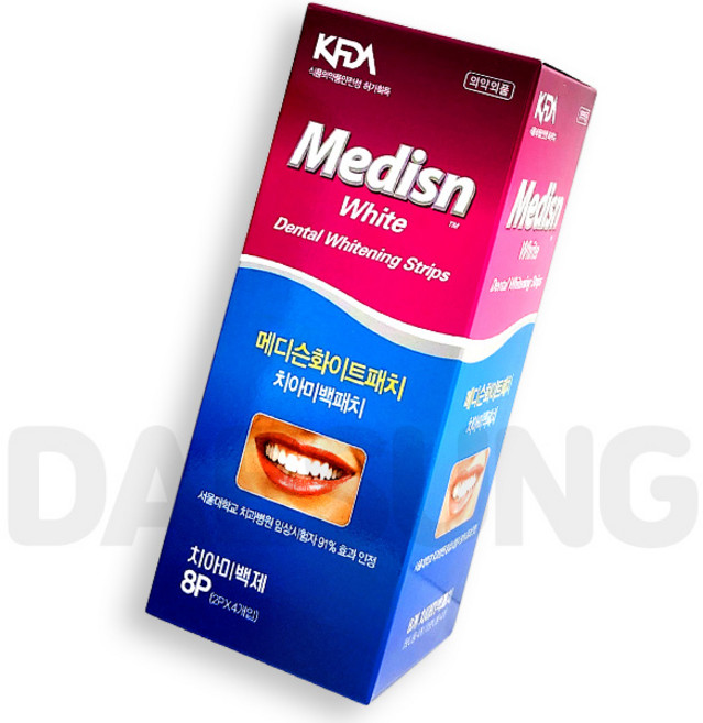 NEW 메디슨화이트 치아미백패치 8P 약국전용, 1개, 8g