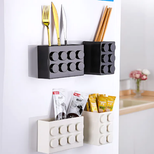 세요나 강력부착 자석 선반, 1세트, 화이트