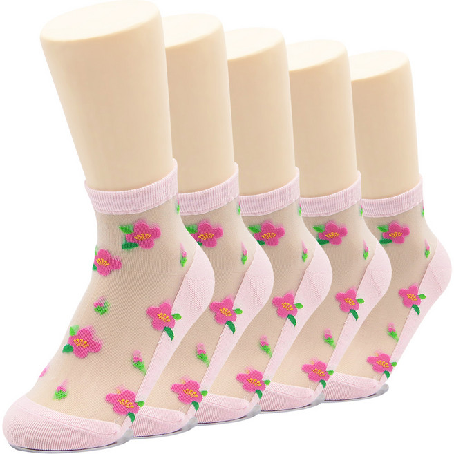 양말쟁이 국산 여자 시스루 단목 망사 양말 미플