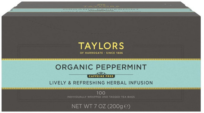 테일러 오브 헤로게이트 페퍼민트 허브티 티백 100개입 1박스, 100개, 1개