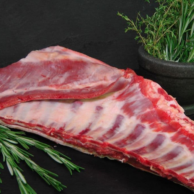 호주산 캠핑 통양갈비 플랩 양배갈비 스페어립 냉동 3kg 애견간식 간식재료 구이용 수육용, 작업안한 원물, 1개