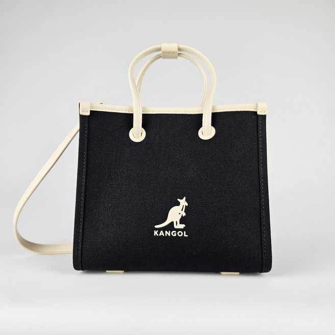 백화점 정품 캉골 듀오 캔버스 토트백 2 3913 블랙 여자 미니 가방 핸드백 크로스백