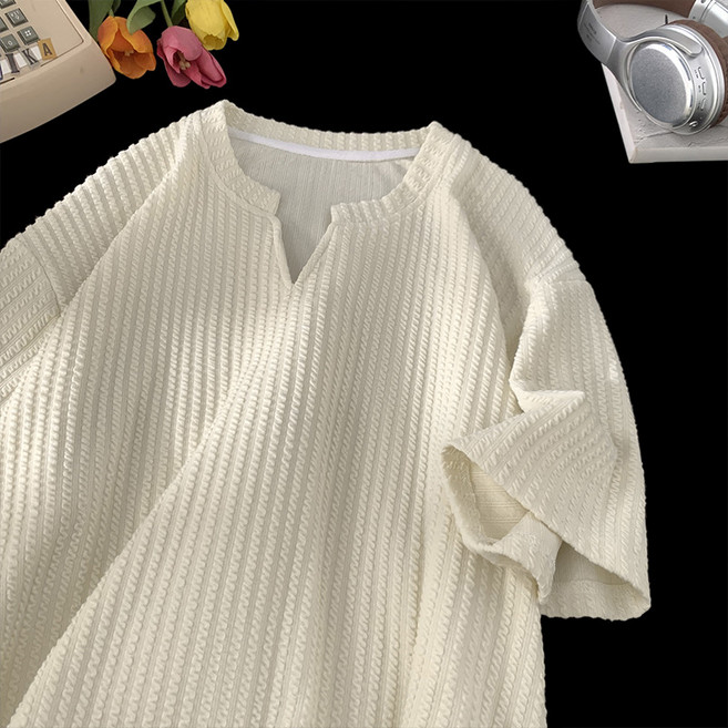 NIKA studio V領短袖T恤