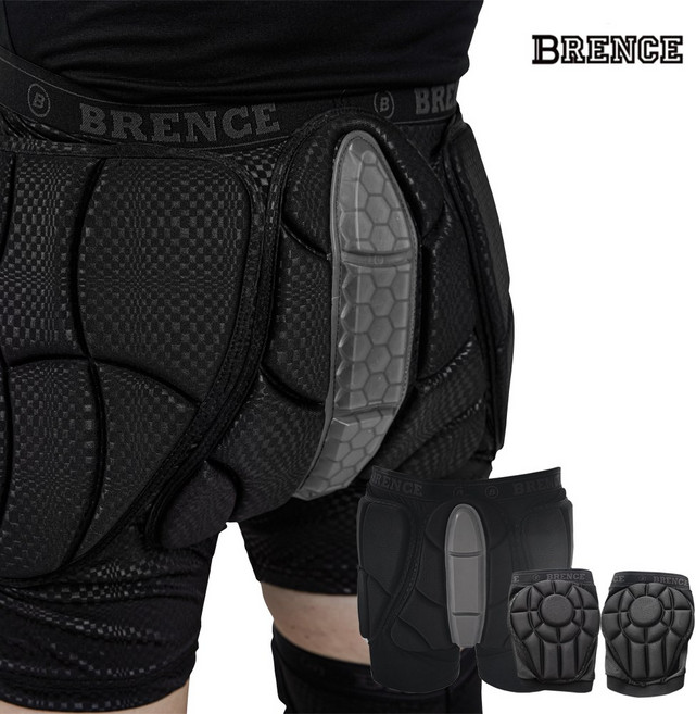 브렌스 스키 스노우보드 엉덩이 무릎 보호대 세트 꼬리뼈보호, L, 선택완료, 1개