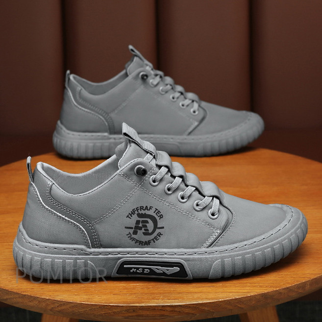 POMTOR남자 플랫슈즈 스니커즈 캐주얼 신발 운동화