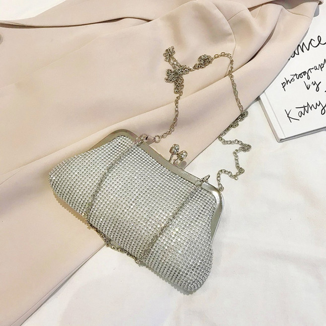 클러치 파티클러치백 파티클러치 드레스클러치백미니 골드클러치백 여자클러치백미니 신부가방 럭셔리샤이닝스트랩 스트랩클러치 리본클러치 2023 패션 골드 다이아몬드 이브닝 백 버클 럭셔리