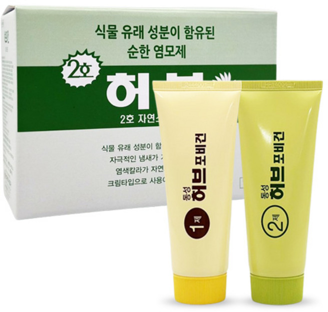 동성제약 스피디 허브 포 비건 칼라크림 70g, 2호 자연스러운흑색, 6세트