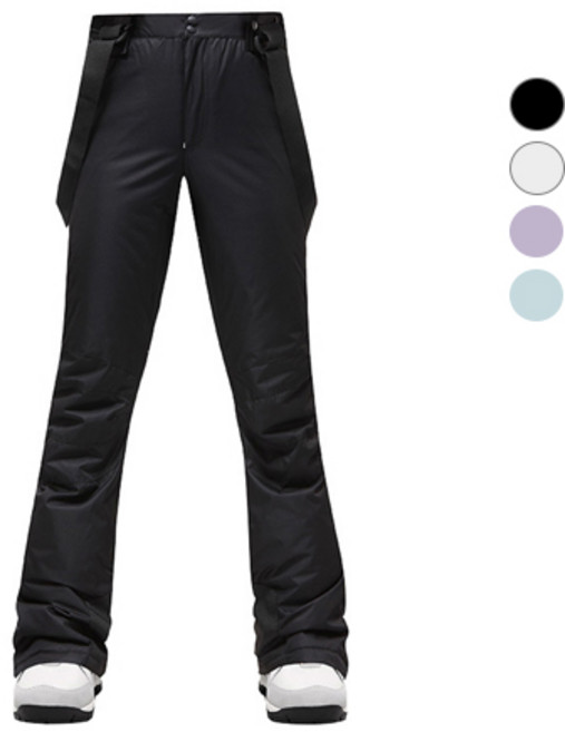 SUB22 여성 스키바지 방한 패딩 스키복 보드 하의