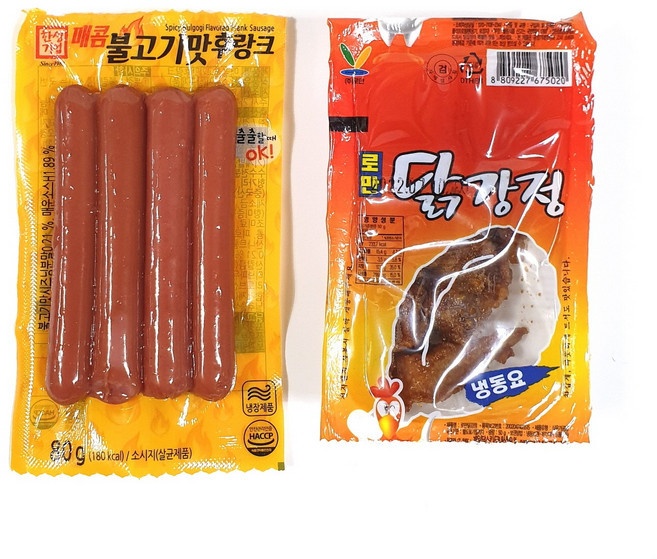 매콤불고기맛 후랑크80g(추억의 문방구 불량식품 수입과자), 80g, 1개