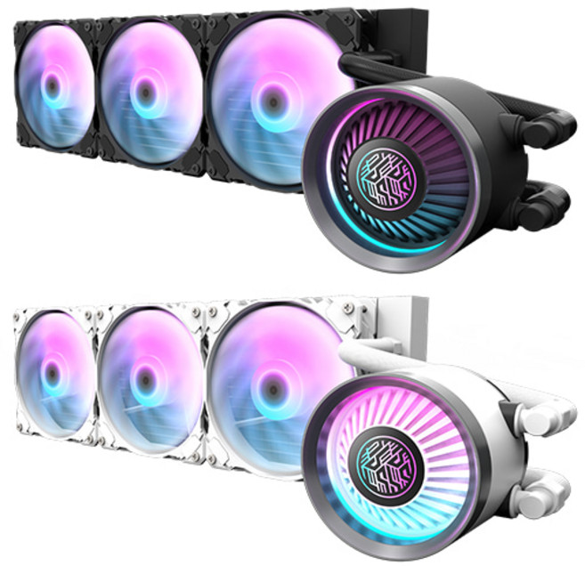 다크플래쉬 NEBULA DN-360 ARGB 블랙, 1개