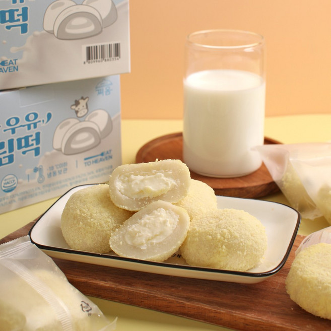쪄옴 진한 우유크림떡, 300g, 1개