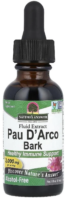 네이처스앤서 포다르코 껍질 Pau D Arco Bark 2000mg 액상 30ml, 1개 - 쿠팡