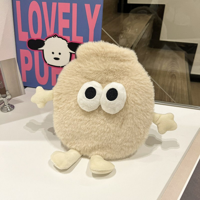 일호장신구 땡글 귀요미 유니크 물 주머니 따뜻한 온열 오래가는 미니 간편한 사용 겨울템, 1개, 아이보리