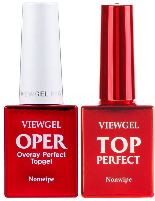 뷰젤 오빠탑젤+퍼펙트탑젤(레드용기), 10g, 2개