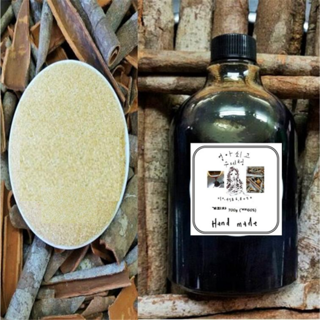 엄마최고 수제청 6시간이상고아낸 계피차 계피원액 700g, 1개