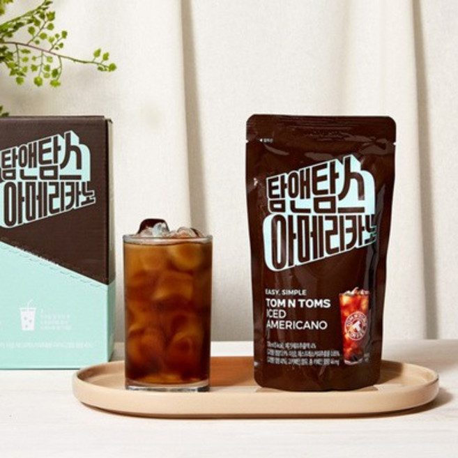 탐앤탐스 아메리카노 파우치 230ml.오피스넥스, 230ml, 10개, 230ml