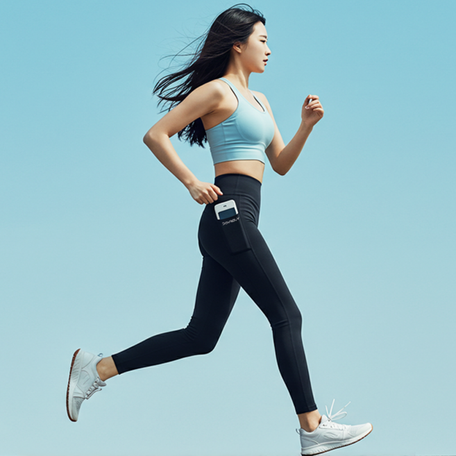 데이로리 하이웨스트 기능성 9부 레깅스