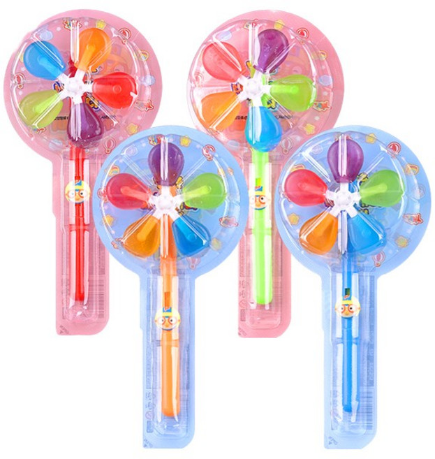 뽀로로 바람개비 캔디 뽀로로 얼굴을 돌리면 바람개비가 빙글빙글 돌아가요!, 24g, 1개, 상세참고