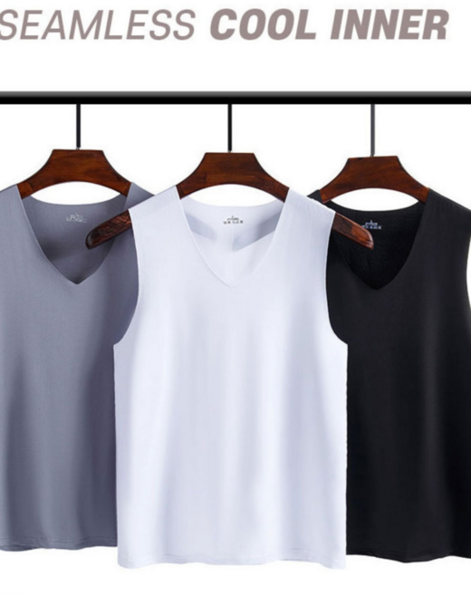 도란몰)남자 심리스 무봉제 쿨 나시 런닝