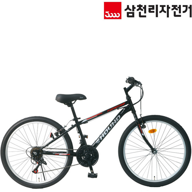 2026 삼천리자전거 24 탑스타GS 21단 초등학생 주니어 생활용 MTB자전거, 블랙, 1개, 160cm