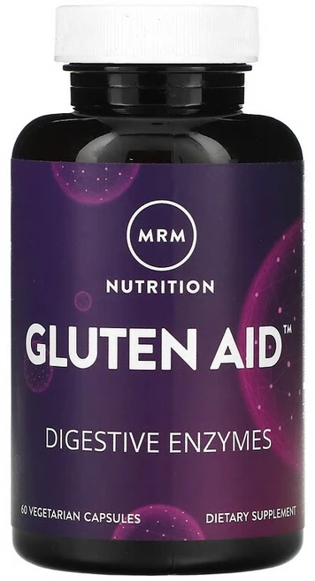 MRM Nutrition 글루텐 Aid 베지캡슐 60정, MRM Nutrition, Gluten Aid, 60, 1개 - 쿠팡