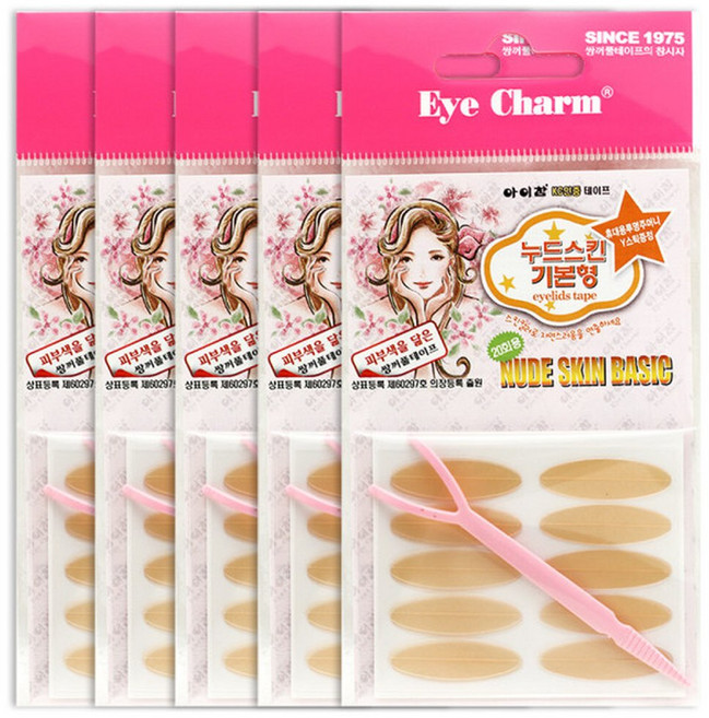 아이참 쌍꺼풀 테이프 누드스킨 기본형 5봉, 5개