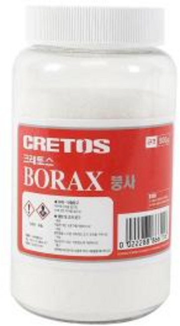 크레토스 붕사 500g 공업용 가루 분말 용접 플럭스 슬라임 만들기 재료, 1개