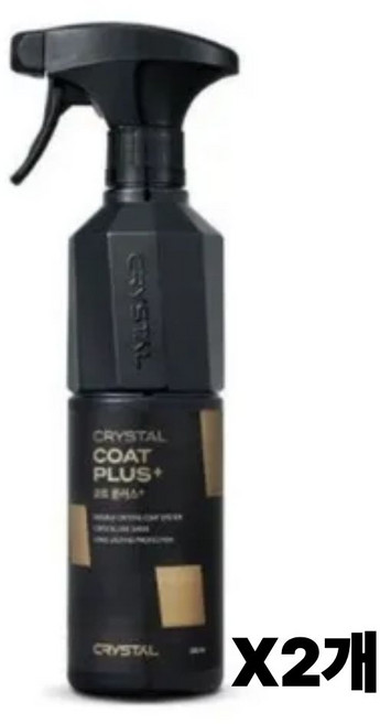 뉴 크리스탈코트 플러스 유리막코팅제, 1+1 푸르티한 애플망고향